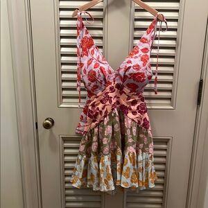 Zimmermann Patchwork Sleeveless Dress